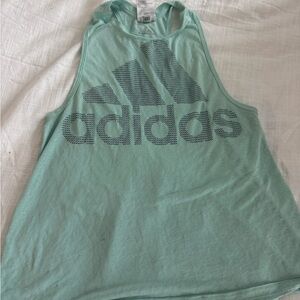 Adidas Teal Tank Top women’s small gym
Active clothes